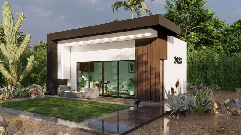 Completed Backyard Casita Goodyear AZ